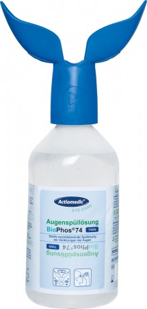 GRAMM-Actiomedic Augenspülflasche "TWIN" mit phosphatgepufferter Spüllösung BioPhas74 4,9% 500ml