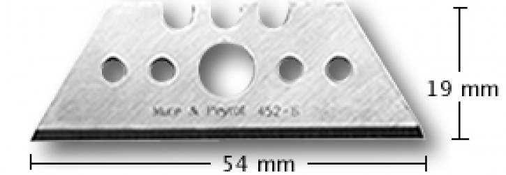 Mure&Peyrot-Ersatzklinger "INOX-TRAPEZ" Uni